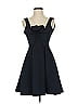 Ali Ro Solid Black Blue Cocktail Dress Size 4 - photo 1