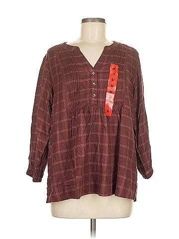 Wrangler Jeans Co 3/4 Sleeve Blouse (view 1)