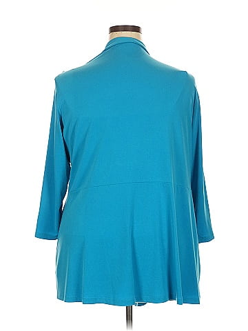 Susan Graver 3/4 Sleeve Blouse (view 2)