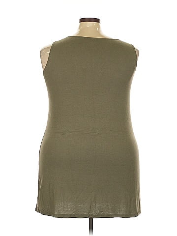 LOGO by Lori Goldstein Sleeveless T-Shirt (view 2)