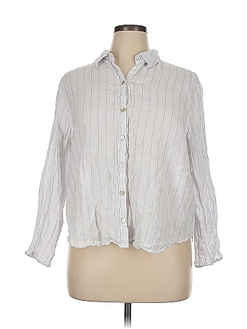 Joie 3/4 Sleeve Button-Down Shirt (view 1)