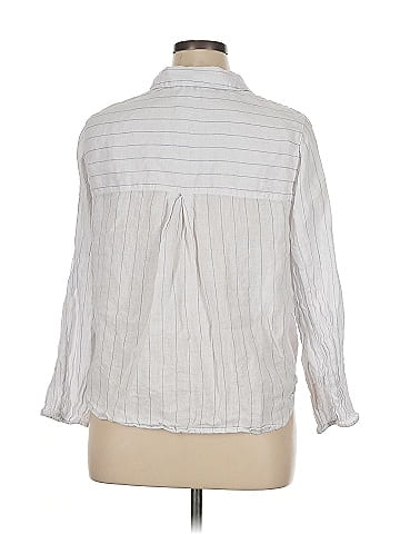 Joie 3/4 Sleeve Button-Down Shirt (view 2)