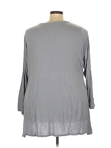 LOGO by Lori Goldstein 3/4 Sleeve T-Shirt (view 2)