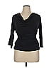 Cielo Black 3/4 Sleeve Top Size XL - photo 1