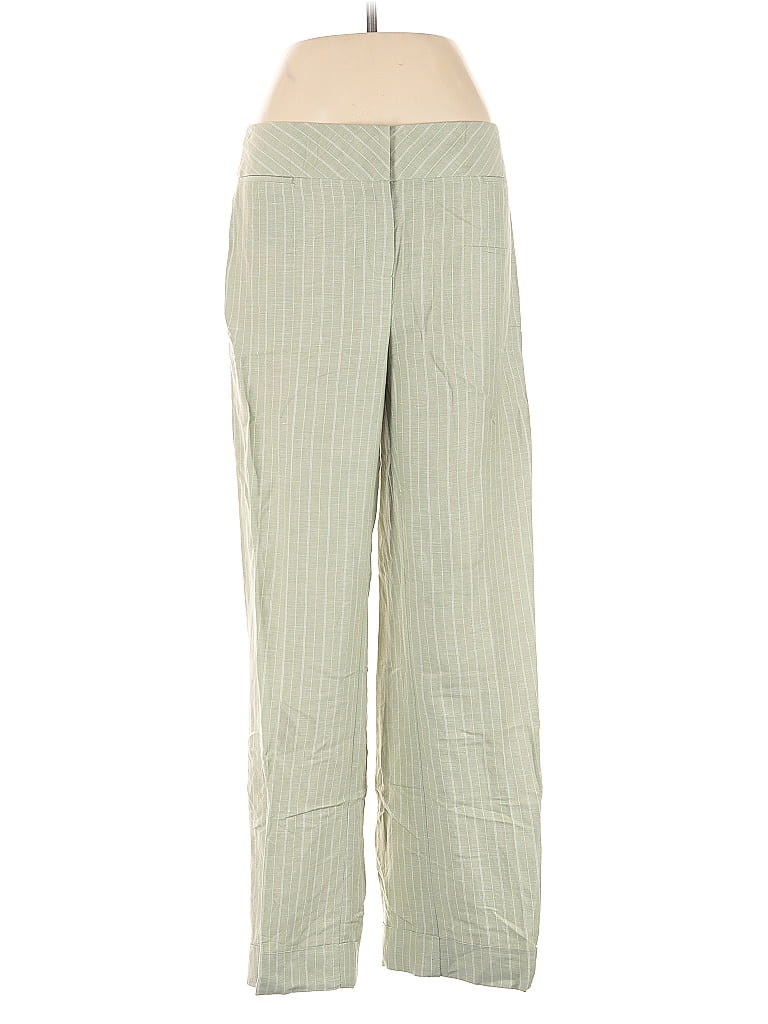 Pre-owned Emma James Linen Pants In Green