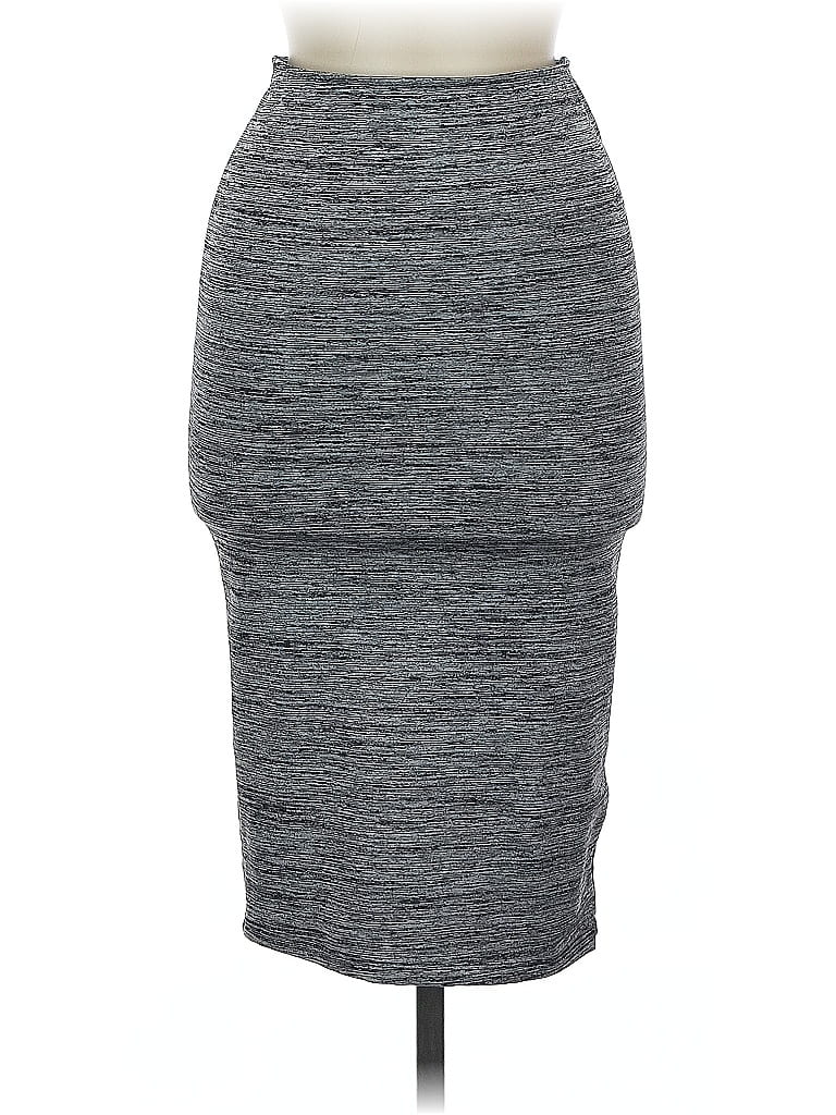 Pre-owned Trafaluc By Zara Casual Skirt In Gray
