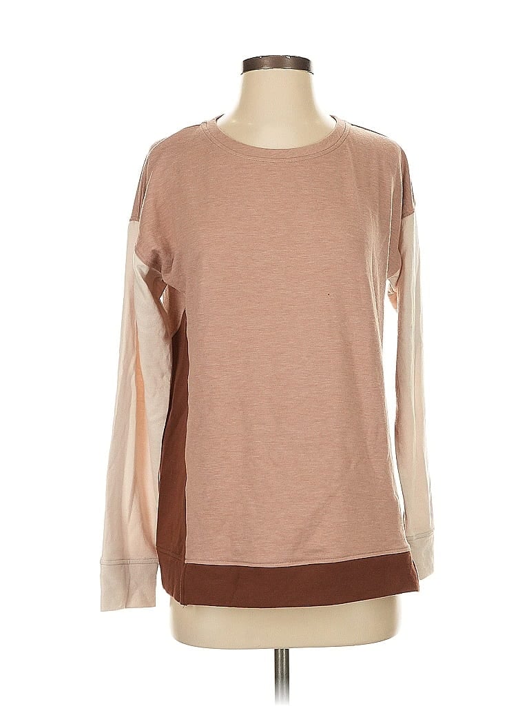 Cuddl Duds Brown Long Sleeve T-Shirt Size S - photo 1