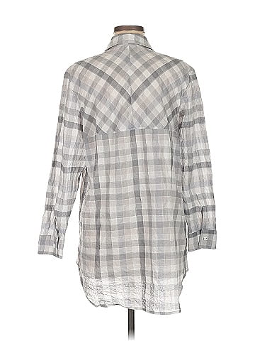 Habitat 3/4 Sleeve Button-Down Shirt (view 2)