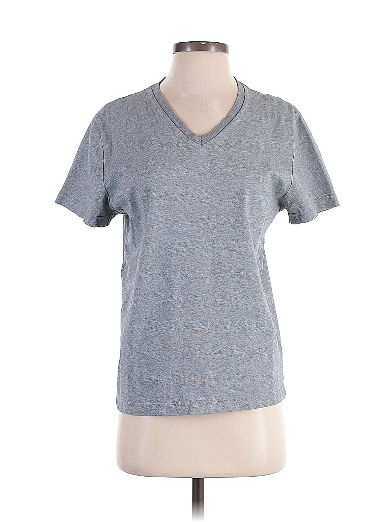 Pre-owned Banana Republic Short Sleeve T-shirt In Gray