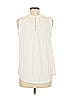 Ann Taylor LOFT 100% Rayon Ivory Sleeveless Blouse Size M - photo 2
