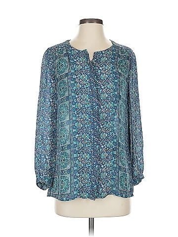 Joie Long Sleeve Silk Top (view 1)