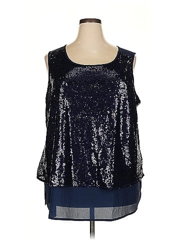 DG^2 by Diane Gilman Sleeveless Blouse (view 1)