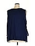 DG^2 by Diane Gilman Blue Sleeveless Blouse Size 2X - photo 2