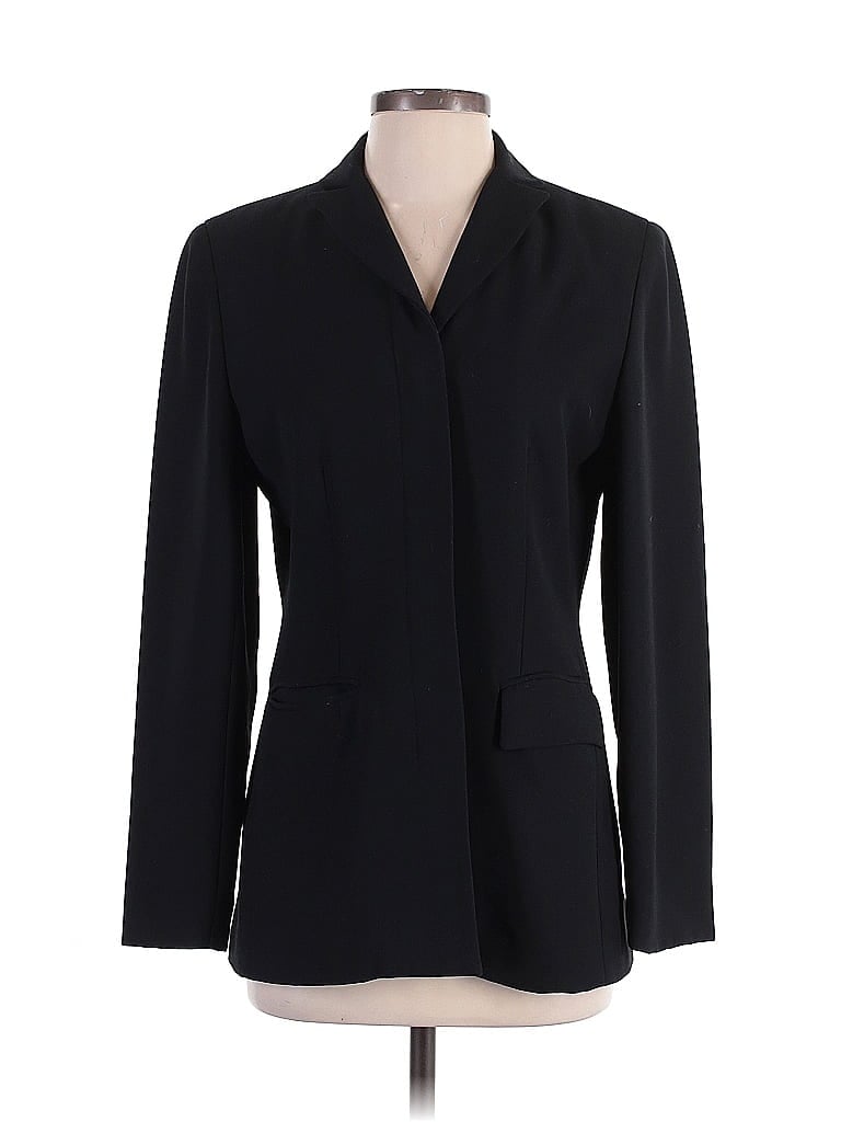 Ann Taylor 100% Polyester Black Blazer Size 4 - photo 1