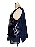 DG^2 by Diane Gilman Blue Sleeveless Blouse Size 2X - photo 5