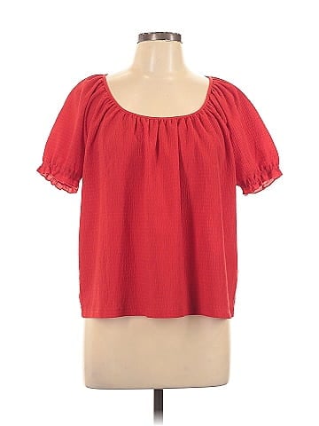 TeXTURE & THREAD Madewell Short Sleeve Blouse (view 1)