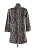 Alberto Makali Animal Print Gray Coat Size M - photo 2