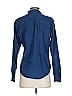 NSF Blue Long Sleeve Blouse Size S - photo 2