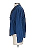 NSF Blue Long Sleeve Blouse Size S - photo 5