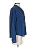 NSF Blue Long Sleeve Blouse Size S - photo 4