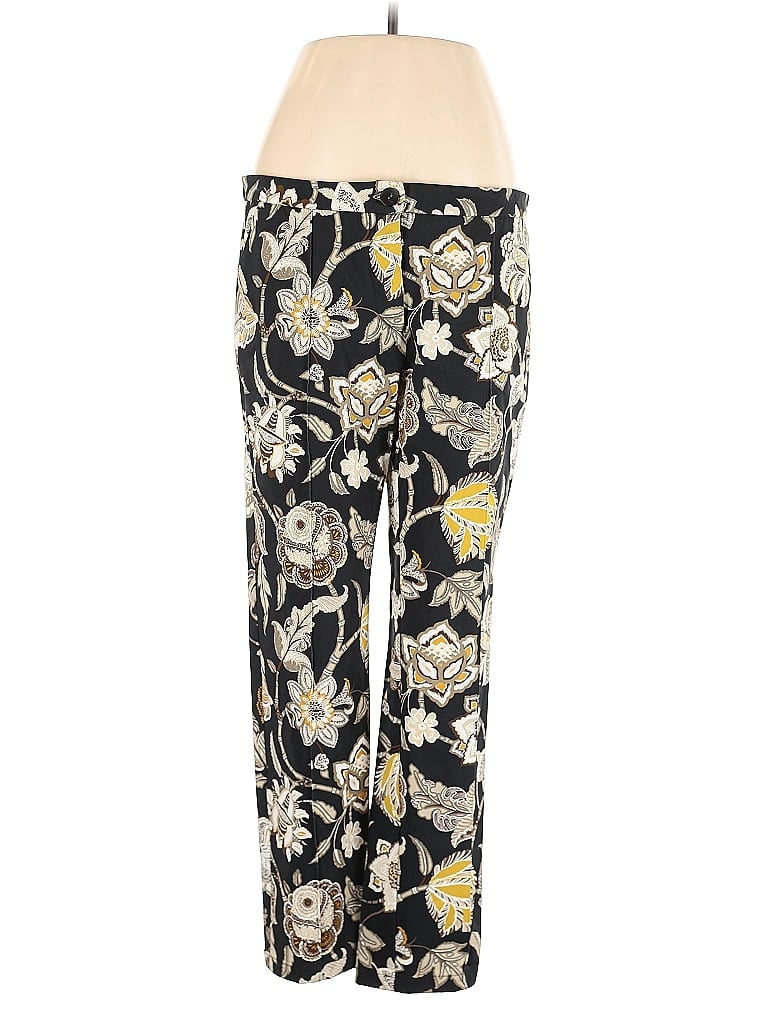 ETRO Print Gold Black Casual Pants Size EU (IT) 46 / US 10 - photo 1