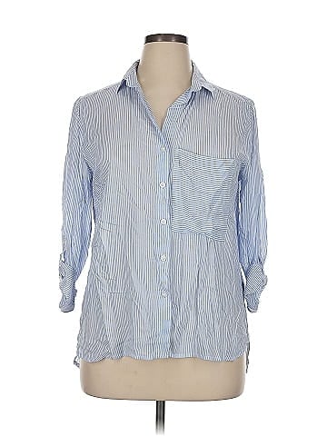 Next 3/4 Sleeve Button-Down Shirt (view 1)