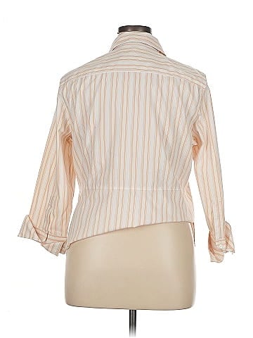 Jones New York Collection 3/4 Sleeve Button-Down Shirt (view 2)