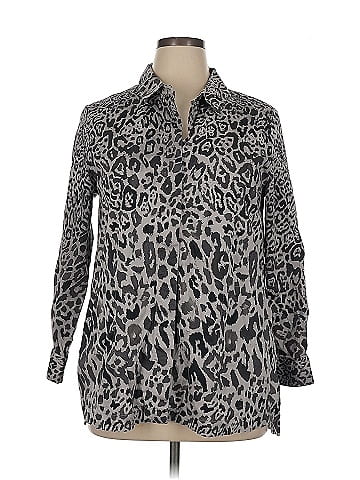 Isaac Mizrahi LIVE! Long Sleeve Blouse (view 1)