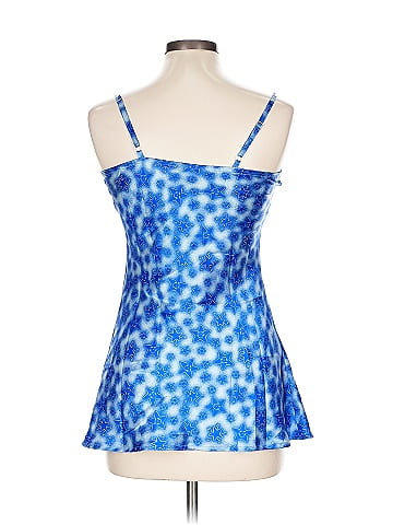 Limited Too Blue Starry Sleeveless Casual Slip Dress (view 2)