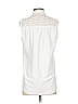 Lyssé Ivory Sleeveless Button-Down Shirt Size S - photo 2