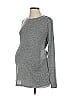 Motherhood Gray Long Sleeve Top Size S - photo 1