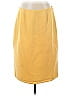 Bill Blass Solid Yellow Formal Skirt Size 0 - photo 1