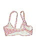 Kona Sol 100% Polyester Checkered-gingham Pink Swimsuit Top Size S - photo 2