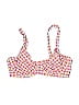 Kona Sol 100% Polyester Checkered-gingham Pink Swimsuit Top Size S - photo 1