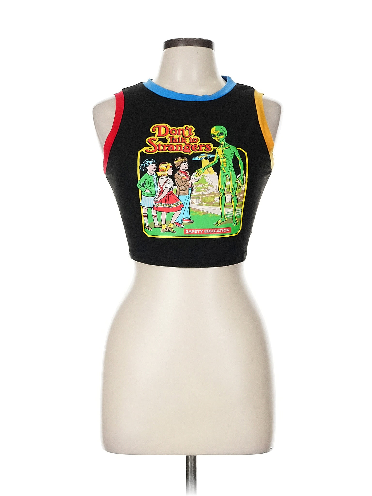 Romwe Black Tank Top Size M