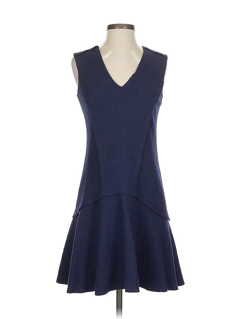 Pre-owned Ann Taylor Casual Dress In Blue