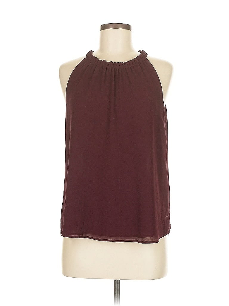 Click to view more detailed imagery on our partner's website Pre-owned Dl1961 Sleeveless Blouse In Burgundy