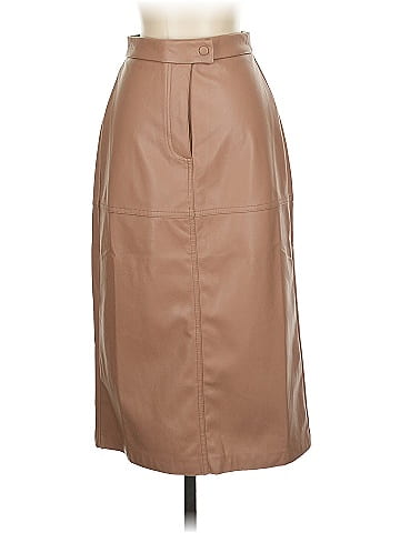 THML Faux Leather Skirt (view 1)