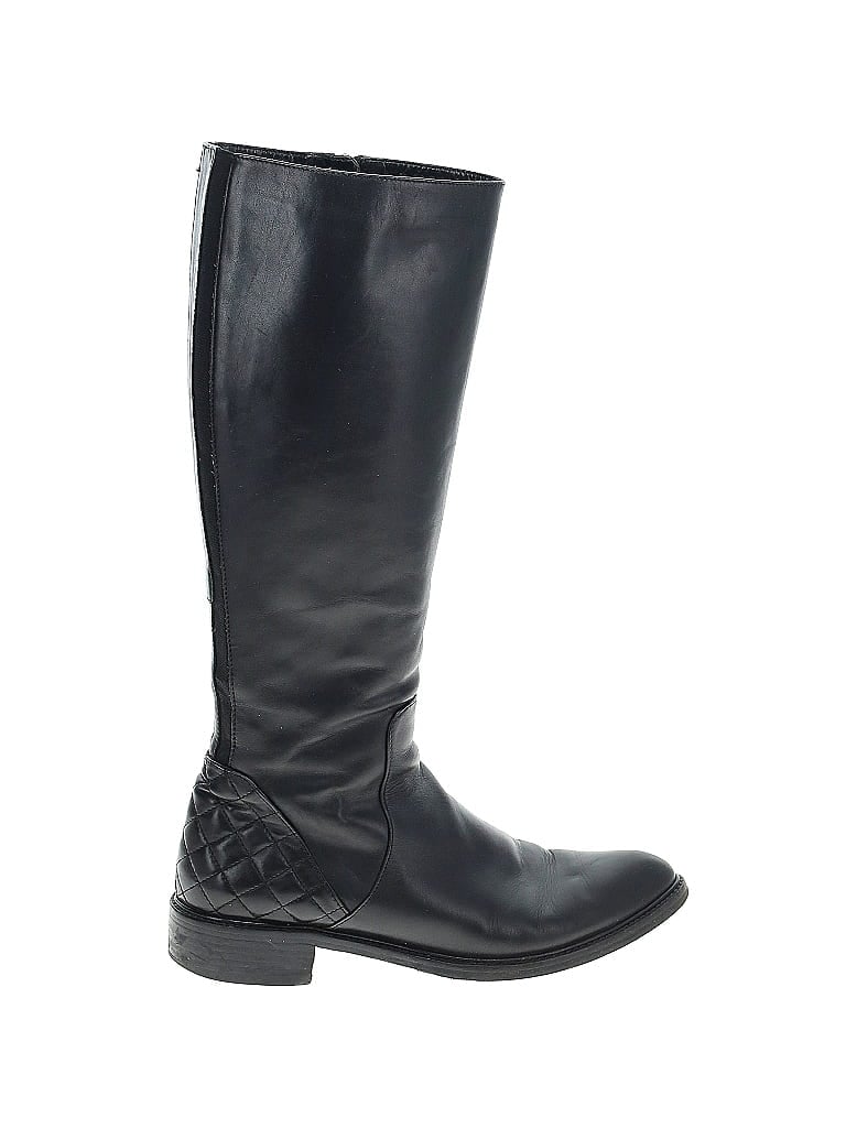 AQUATALIA 100% Leather Black Boots Size 10 - photo 1