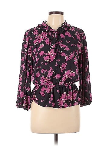 Aqua 3/4 Sleeve Blouse (view 1)