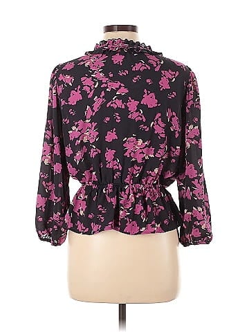 Aqua 3/4 Sleeve Blouse (view 2)