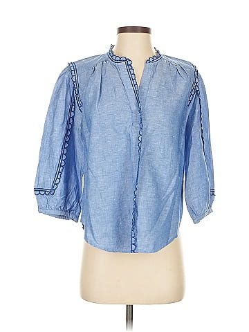 Ann Taylor 3/4 Sleeve Button-Down Shirt (view 1)