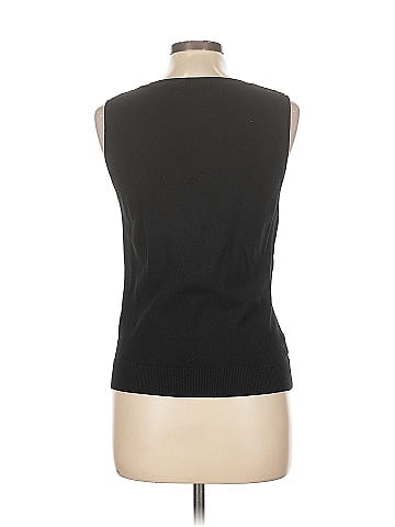 August Silk Sleeveless T-Shirt (view 2)