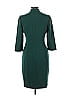 Black Halo Solid Green Teal Cocktail Dress Size 10 - photo 2