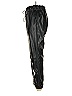 Chocolate Black Faux Leather Pants Size M - photo 5