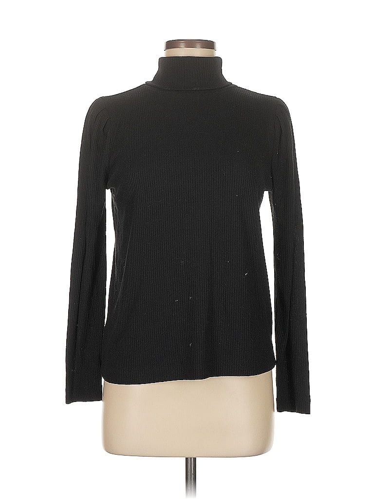 Ann Taylor LOFT Black Long Sleeve Top Size M - photo 1