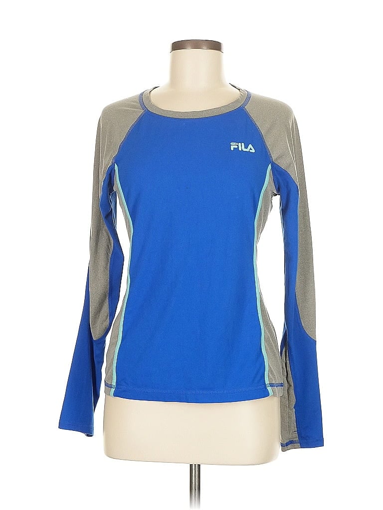 Fila Sport Blue Long Sleeve Top Size M - photo 1