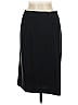 Theory Solid Black Wool Skirt Size 6 - photo 2