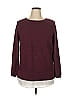 Hilary Radley Burgundy Pullover Sweater Size XL - photo 1