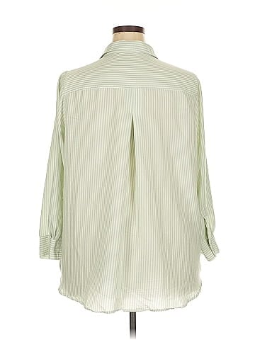 Velvet Heart 3/4 Sleeve Button-Down Shirt (view 2)